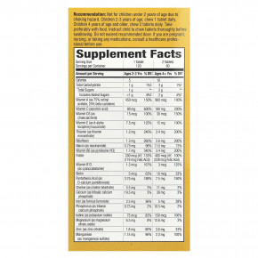 Nature's Way, Alive!®, жевательные мультивитамины для детей от 2 лет, со вкусом апельсина и ягод, 120 жевательных таблеток в Москве - eco-herb.ru | фото