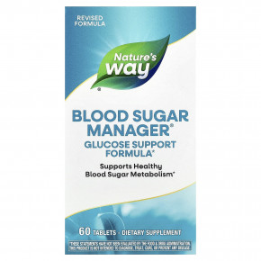 Nature's Way, Blood Sugar Management®, 60 таблеток - описание | фото