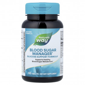 Nature's Way, Blood Sugar Management®, 60 таблеток в Москве - eco-herb.ru | фото