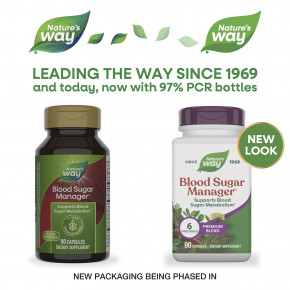 Nature's Way, Blood Sugar Management®, 90 капсул в Москве - eco-herb.ru | фото