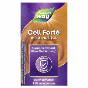 Nature's Way, Cell Forté, IP-6 и инозитол, 120 растительных капсул - описание