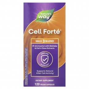 Nature's Way, Cell Forté® MAX 3, смесь 120 веганских капсул - описание | фото