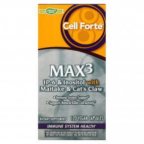 Nature's Way, Cell Forté MAX3, 120 веганских капсул - описание | фото