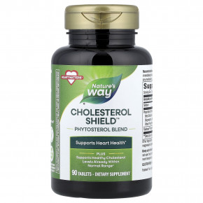 Nature's Way, Cholesterol Shield™, смесь фитостеролов, 90 таблеток в Москве - eco-herb.ru | фото