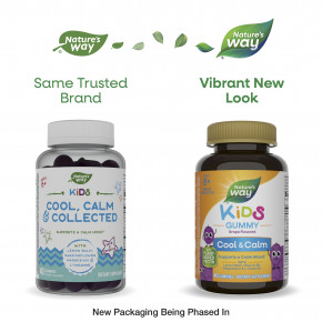 Nature's Way, Cool & Calm, жевательная таблетка для детей, от 8 лет, со вкусом винограда, 40 жевательных таблеток в Москве - eco-herb.ru | фото