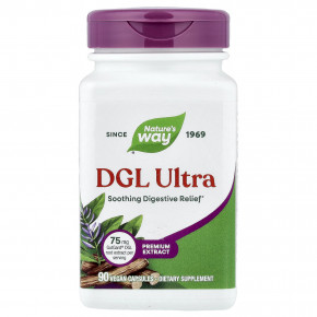 Nature's Way, DGL Ultra, 90 веганских капсул - описание | фото