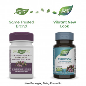 Nature's Way, EstroSoy™, смесь премиального качества, 60 веганских капсул в Москве - eco-herb.ru | фото