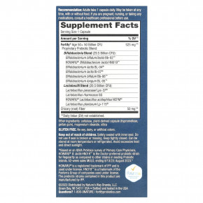 Nature's Way, Fortify®, пробиотик, для взрослых старше 50 лет, 50 млрд, 30 капсул с отсроченным высвобождением в Москве - eco-herb.ru | фото