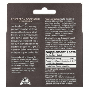 Nature's Way, Heartburn Free!®, 1000 мг, 10 капсул в Москве - eco-herb.ru | фото