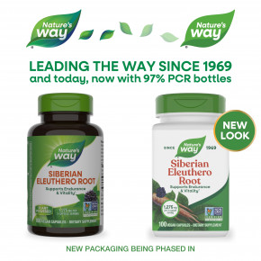 Nature's Way, корень элеутерококка сибирского, 100 веганских капсул (425 мг в 1 капсуле) в Москве - eco-herb.ru | фото