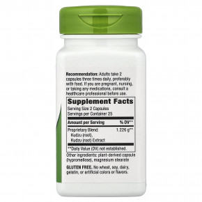 Nature's Way, корень кудзу, 50 веганских капсул (613 мг в 1 капсуле) в Москве - eco-herb.ru | фото