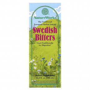 Nature's Way, NatureWorks, Swedish Bitters, 16.9 fl oz (500 ml) - описание