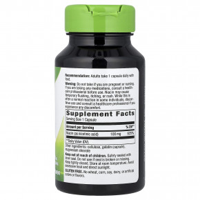 Nature's Way, ниацин, витамин B3, 100 мг, 100 капсул в Москве - eco-herb.ru | фото