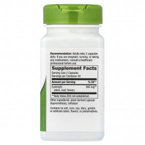 Nature's Way, очанка, 100 веганских капсул (280 мг в 1 капсуле) в Москве - eco-herb.ru | фото