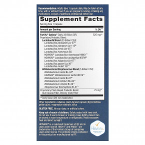 Nature's Way, Optima® Probiotic, Fortify®, комфорт для кишечника, 35 млрд, 60 капсул с отсроченным высвобождением в Москве - eco-herb.ru | фото