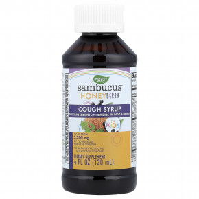 Nature's Way, Sambucus®, сироп от кашля для детей, HoneyBerry™, 120 мл (4 жидк. унции) в Москве - eco-herb.ru | изображение Nature's Way, Sambucus®, сироп от кашля для детей, HoneyBerry™, 120 мл (4 жидк. унции) в Москве - eco-herb.ru | фото