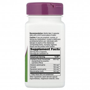 Nature's Way, средство для мочевыводящих путей с клюквой, 100 веганских капсул в Москве - eco-herb.ru | фото