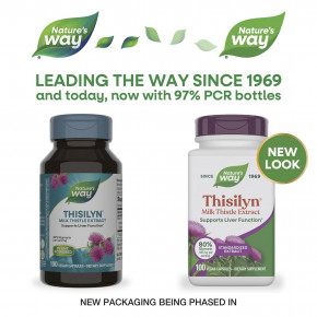 Nature's Way, Thisilyn®, экстракт расторопши, 100 веганских капсул (175 мг в 1 капсуле) в Москве - eco-herb.ru | фото