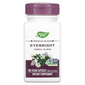 Nature's Way, Eyebright, смесь трав, 100 веганских капсул - описание