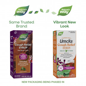 Nature's Way, Umcka®, сироп от кашля, для детей от 6 лет, 120 мл (4 жидк. унции) в Москве - eco-herb.ru | фото