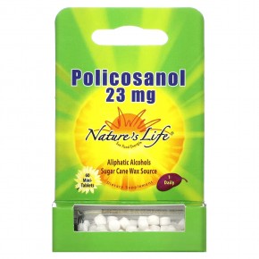 Nature's Life, Поликосанол, 23 мг, 60 таблеток в Москве - eco-herb.ru | фото