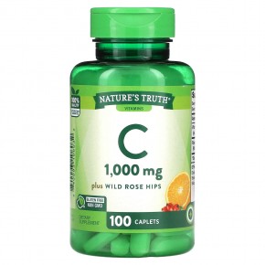 Nature's Truth, Витамин C и шиповник, 1000 мг, 100 капсул в Москве - eco-herb.ru | фото