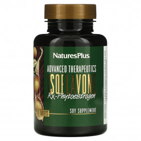 NaturesPlus, Advanced Therapeutics, Isoflavone Rx-Phytoestrogen, озофлавоны сои, 30 таблеток - описание | фото