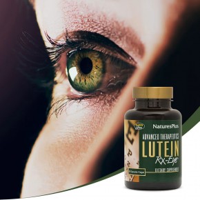 NaturesPlus, Advanced Therapeutics Lutein RX-Eye, лютеин для здоровья глаз, 60 капсул в Москве - eco-herb.ru | фото