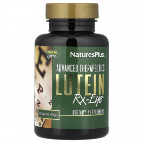 NaturesPlus, Advanced Therapeutics, RX-Eye®, лютеин, 60 капсул - описание | фото