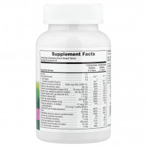 NaturesPlus, Animal Parade®, жевательные мультивитамины для детей, со вкусом арбуза, 90 таблеток в форме животных в Москве - eco-herb.ru | фото