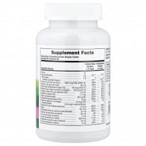 NaturesPlus, Animal Parade®, жевательные мультивитамины для детей, со вкусом арбуза, 180 таблеток в форме животных в Москве - eco-herb.ru | фото