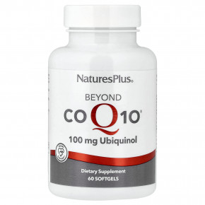 NaturesPlus, Beyond CoQ10 Ubiquinol®, 100 мг, 60 капсул - описание | фото