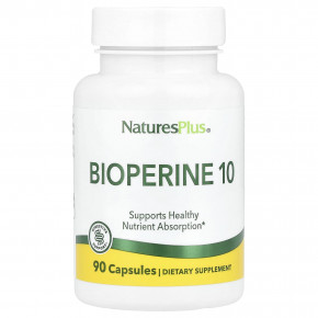 NaturesPlus, Bioperine 10, 90 капсул (10 мг в капсуле) в Москве - eco-herb.ru | фото