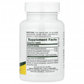 NaturesPlus, DHEA-10 с Bioperine®, 90 капсул в Москве - eco-herb.ru | фото