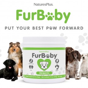 NaturesPlus, FurBaby, пробиотик для собак, 270 г (9,5 унции) в Москве - eco-herb.ru | фото