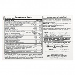 NaturesPlus, Hema-Plex®, железо с незаменимыми питательными веществами для здоровых эритроцитов, 10 таблеток медленного высвобождения в Москве - eco-herb.ru | фото