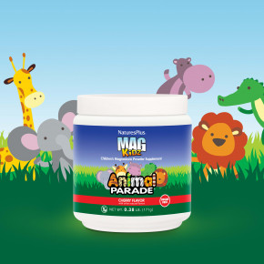 NaturesPlus, Animal Parade®, Mag Kidz®, со вкусом вишни, 171 г (0,38 фунта) в Москве - eco-herb.ru | фото