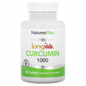 NaturesPlus, Куркумин Pro Longvida 1000, 30 таблеток - описание