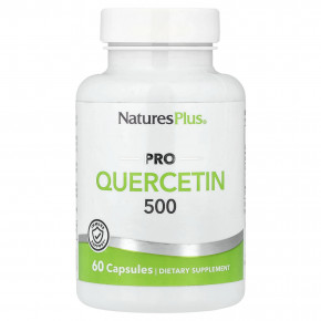 NaturesPlus, Pro Quercetin 500, 60 капсул (500 мг на капсулу) - описание | фото