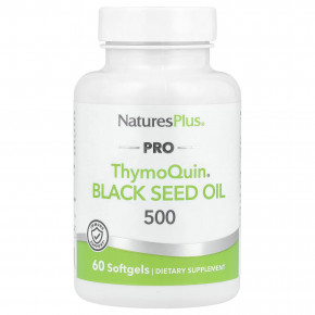 NaturesPlus, Pro ThymoQuin®, Black Seed Oil 500, 60 Softgels в Москве - eco-herb.ru | фото