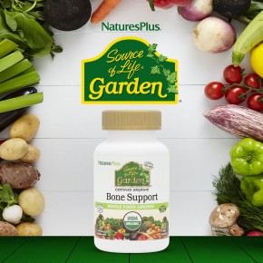 NaturesPlus, Source of Life Garden, органическая поддержка здоровья костей, 120 растительных капсул в Москве - eco-herb.ru | фото