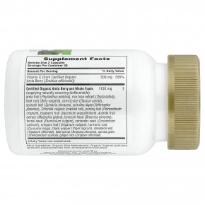 NaturesPlus, Source of Life Garden®, витамин C, ягоды амлы, 60 веганских капсул в Москве - eco-herb.ru | фото