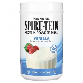 NaturesPlus, Spiru-Tein, питание с высоким содержанием протеина, ваниль, 960 г (2,12 фунта) - описание