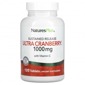 NaturesPlus, Ultra Cranberry, длительное высвобождение, 1000 мг, 120 таблеток в Москве - eco-herb.ru | фото