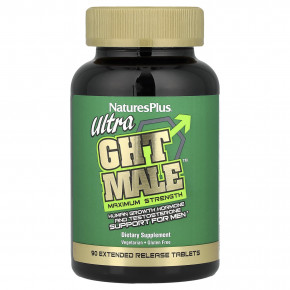 NaturesPlus, Ultra GHT Male™, 90 таблеток с замедленным высвобождением - описание | фото