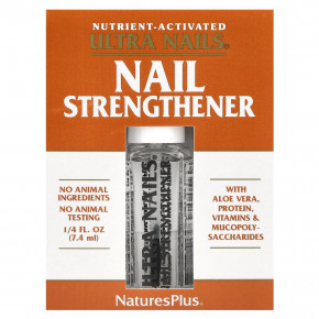 NaturesPlus, Ultra Nails®, средство для укрепления ногтей, 7,4 мл (0,25 жидк. унции) в Москве - eco-herb.ru | фото