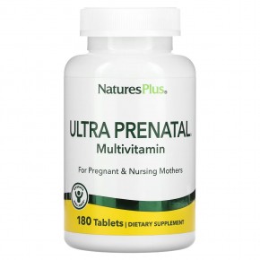 NaturesPlus, Ultra Prenatal, мультивитамины для беременных, 180 таблеток в Москве - eco-herb.ru | фото