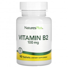 NaturesPlus, Витамин B2, 100 мг, 90 таблеток в Москве - eco-herb.ru | фото