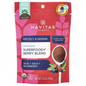 Navitas Organics, Органическая ягодная смесь Superfood + ®, 150 г (5,3 унции) - описание