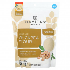 Navitas Organics, Органическая мука из нута, 283 г (10 унций) (Товар снят с продажи) в Москве - eco-herb.ru | фото